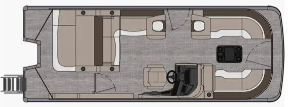 Slide: The Image of Avalon Catalina 23' Versatile Rear Bench Triple-Toon - INCOMING! 2026 - 30