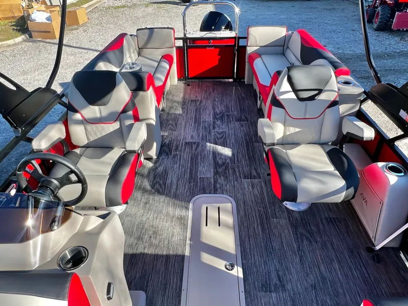 Slide: The Image of Avalon Venture 85 23' Quad Lounge Triple-Toon - INCOMING! 2026 - 11