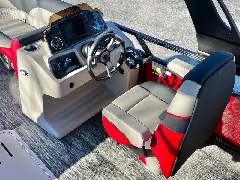 Slide: The Image of Avalon Venture 85 23' Quad Lounge Triple-Toon - INCOMING! 2026 - 24