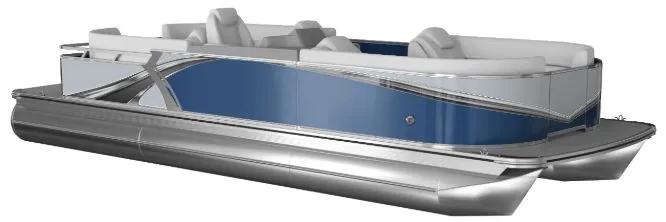 The Image of Avalon LSZ 23' Quad Lounge Triple-Toon 2026 - 1
