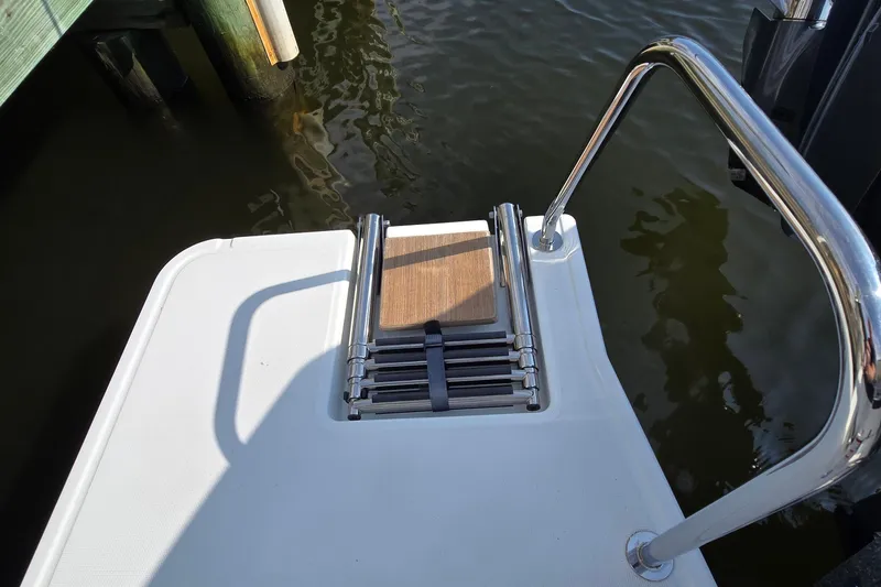 Slide: The Image of 2023 Jeanneau NC Sport 795 Series 2 swim platform with stainless steel ladder. - 19