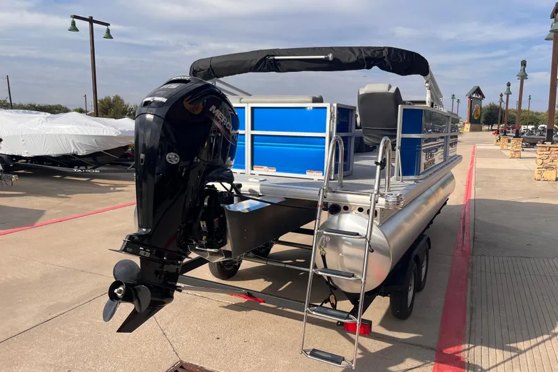 Slide: The Image of 2026 Sun Tracker Party Barge 20 DLX pontoon boat with Mercury outboard motor. - 69