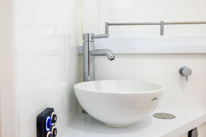 Slide: The Image of Modern bathroom sink and faucet in 2026 HCB 48 Campeon yacht. - 43