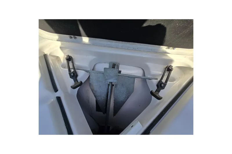 Slide: The Image of 2022 Sea Fox 249 Avenger anchor compartment with secure fittings. - 35