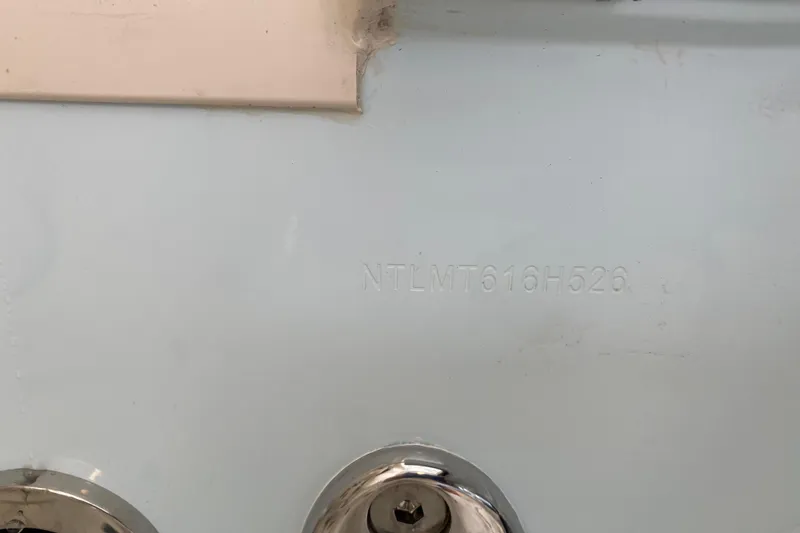 Slide: The Image of Hull identification number on 2026 Grady-White Fisherman 236 boat. - 22