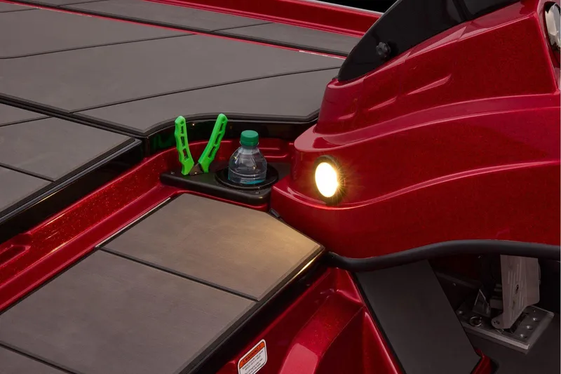 Slide: The Image of Manufacturer Provided Image: Red Nitro Z20 XL 2026 boat with a sleek stainless steel cleat. - 30