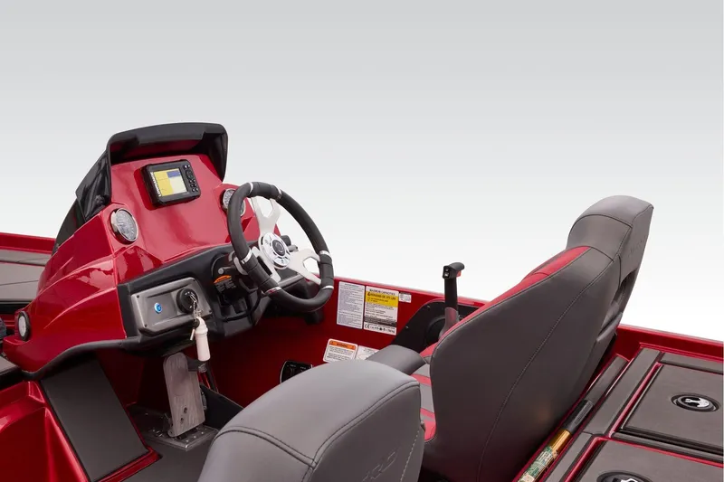 Slide: The Image of Manufacturer Provided Image: Red 2026 Nitro Z20 XL boat with sleek chrome detailing. - 31