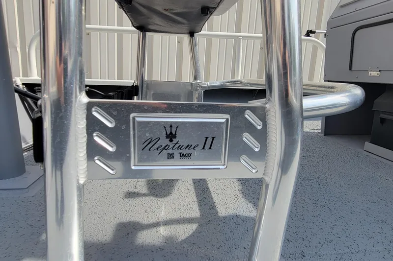 Slide: The Image of 2025 AQUAWKA BOATS 2072 Aluminum with Neptune II T-top detail. - 8