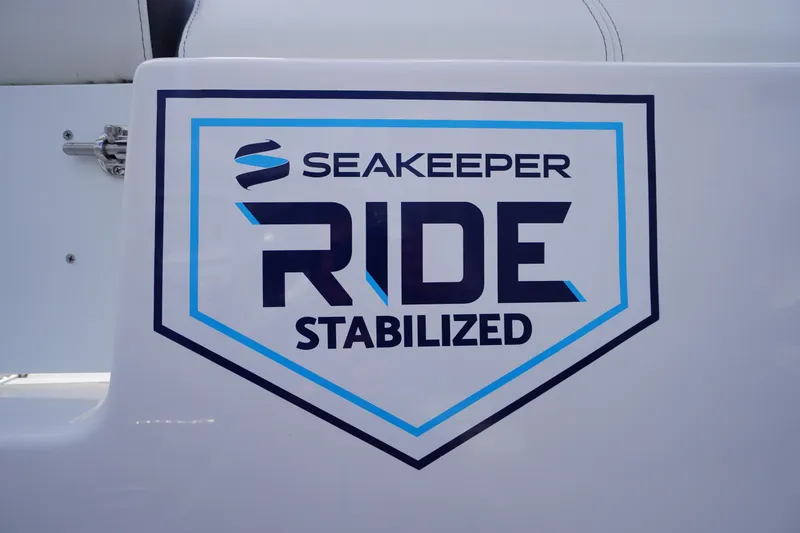 Slide: The Image of Seakeeper Ride Stabilized logo on 2026 Tidewater 232 LXF boat. - 5