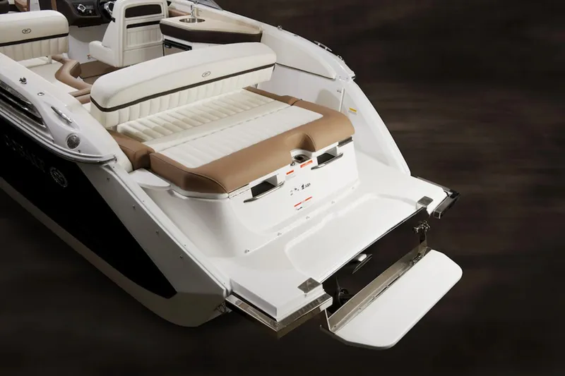 Slide: The Image of Manufacturer Provided Image: 2017 Cobalt 24SD boat with spacious seating and swim platform. - 30