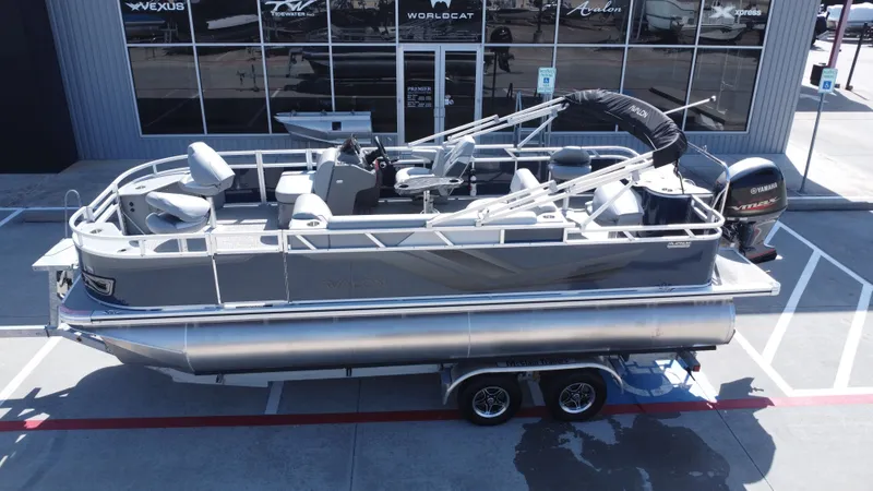 Slide: The Image of Avalon Venture 85 Rear Fish - 21' 2025 - 15
