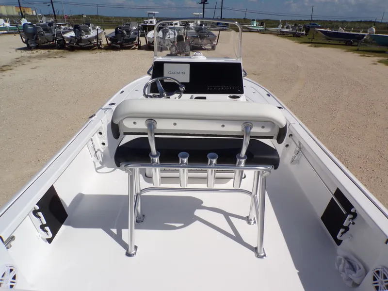 Slide: The Image of Interior view of 2026 Tidewater 2110BMT boat on a lot. - 40