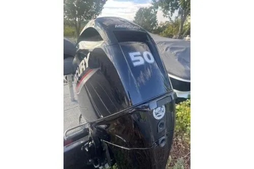 Slide: The Image of 2024 Tracker Bass Tracker Classic XL with Mercury 50 HP outboard motor. - 5