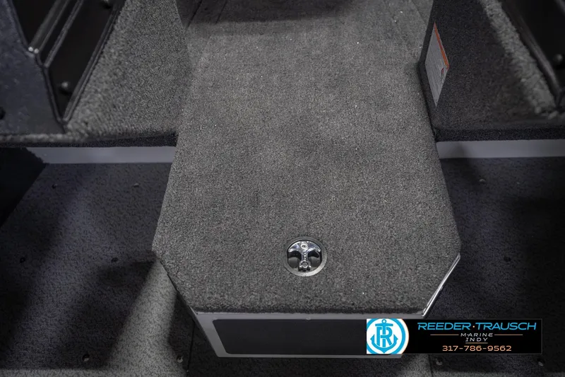 Slide: The Image of Interior of 2026 Lund 1675 Adventure Sport boat with carpeted flooring. - 29