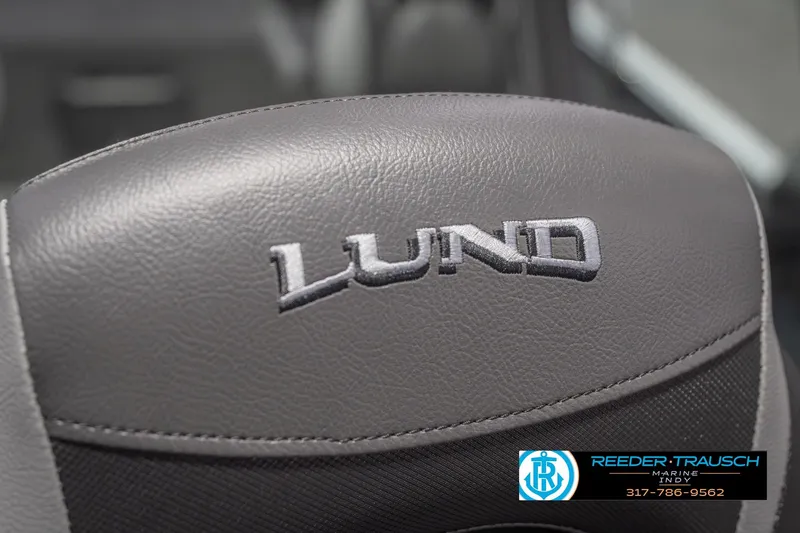 Slide: The Image of Close-up of 2026 Lund 1675 Adventure Sport boat seat with logo embroidery. - 42