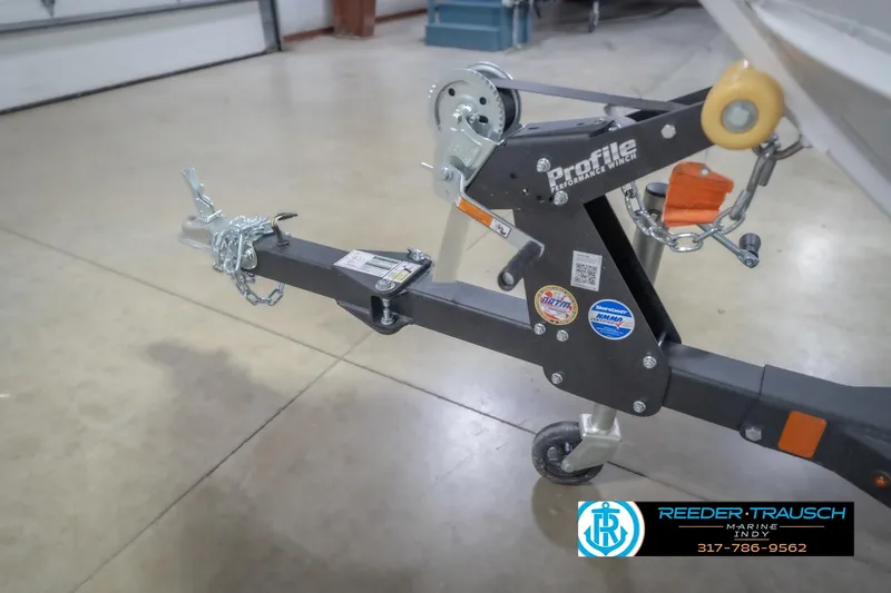 Slide: The Image of Trailer hitch of 2026 Lund 1675 Adventure Sport with Profile Performance Winch. - 55