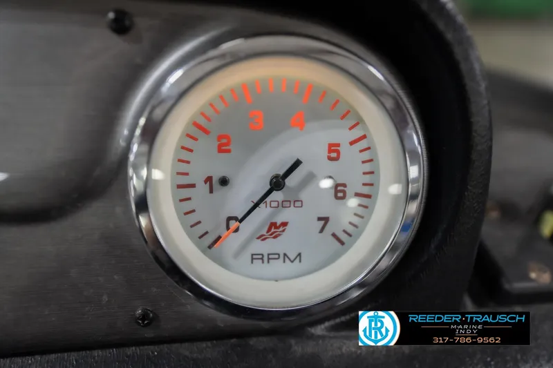 Slide: The Image of Tachometer of 2023 Lund 1650 Angler SS boat, displaying RPM gauge. - 32