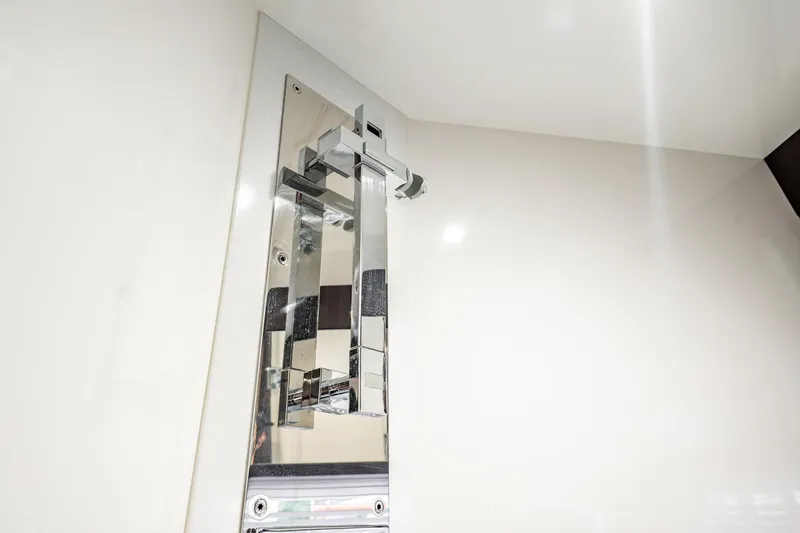 Slide: The Image of Chrome shower fixture in 2017 Galeon 510 Sky yacht bathroom. - 33