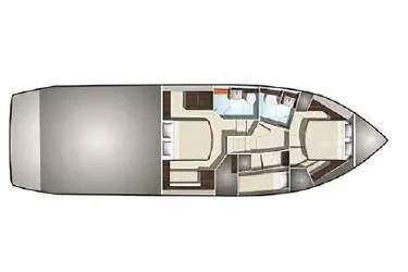Slide: The Image of Manufacturer Provided Image: 2019 Galeon 510 Sky yacht floor plan layout. - 76