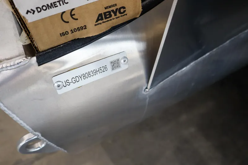 Slide: The Image of Hull identification number on 2026 Godfrey Sweetwater 2286 C Tritoon boat. - 17