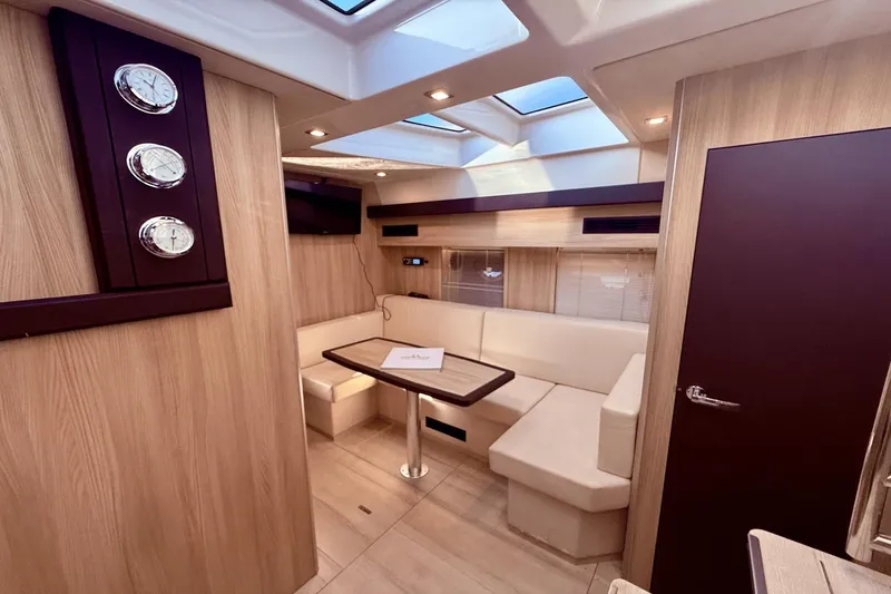 Slide: The Image of Luxurious interior of 2016 Cranchi M 44 HT yacht with elegant seating and modern decor. - 37