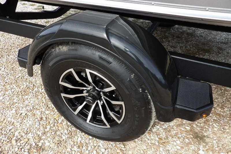 Slide: The Image of Mercury Pro XS 150 engine on 2026 Lund 1875 Impact XS Sport boat. - 53