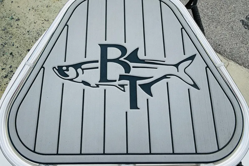 Slide: The Image of 2021 Beavertail Skiffs 18 Mosquito logo on boat deck. - 7