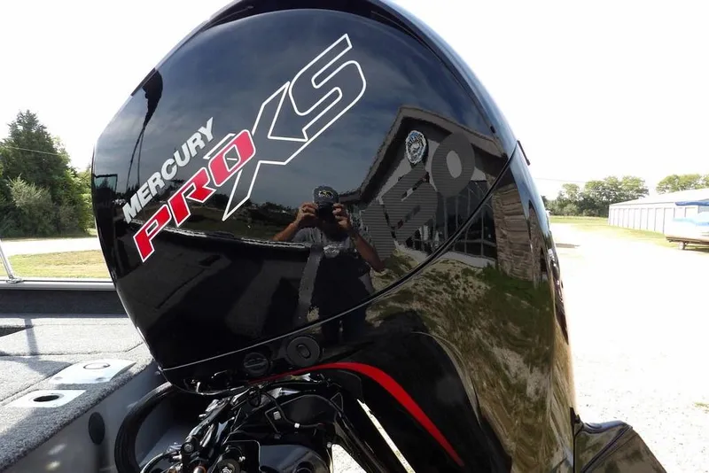 Slide: The Image of 2026 Lund 1875 Impact XS Sport with Mercury Pro XS outboard engine. - 56