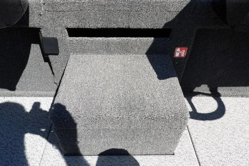 Slide: The Image of Carpeted interior of 2026 Lund 1875 Pro-V Bass XS boat. - 32