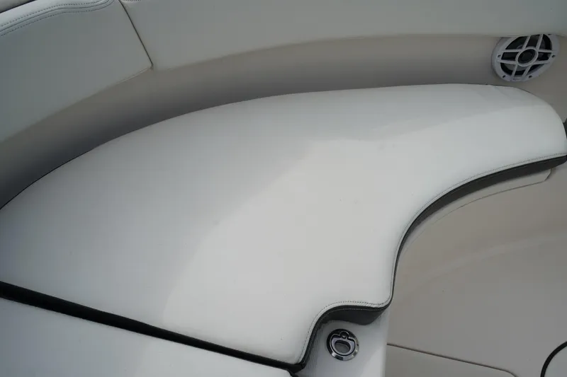 Slide: The Image of 2023 Robalo R222 Center Console boat interior seating detail. - 25