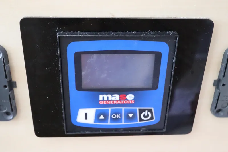 Slide: The Image of Control panel of Mase Generators on 2014 Intermarine 380 Sport boat. - 34