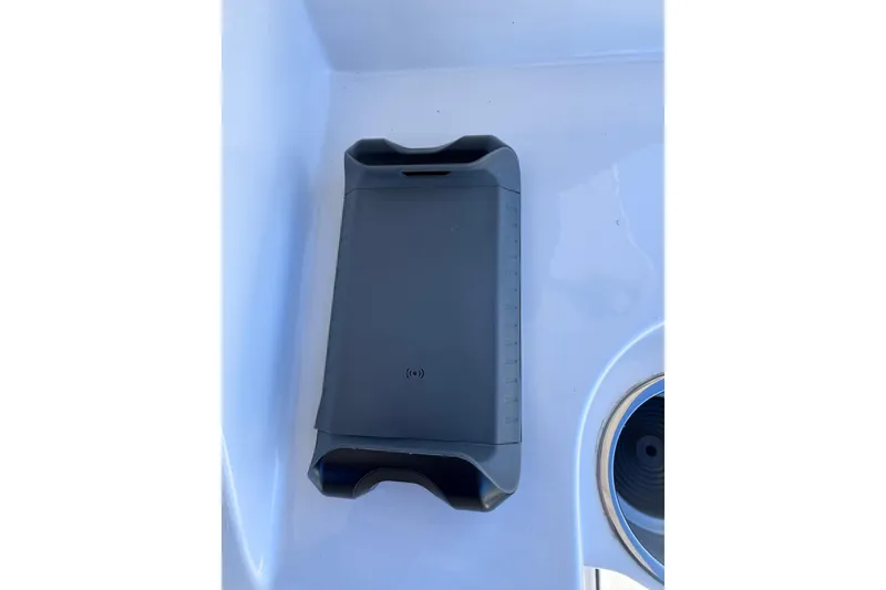 Slide: The Image of Charging pad on 2026 Sea Born LX24 Center Console boat. - 24