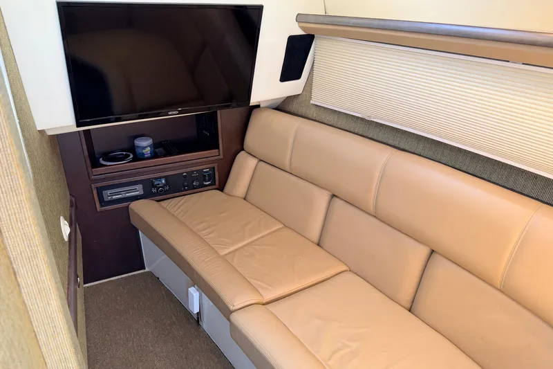 Slide: The Image of Luxurious interior of 2020 Cobalt R35 with leather seating and entertainment system. - 9