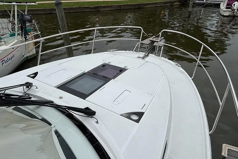 Slide: The Image of 2022 Jeanneau NC Weekender 1095 Fly with dual 300 V6 outboard engines. - 7