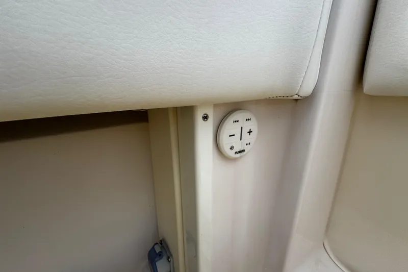 Slide: The Image of Control panel on 2001 Grady-White Express 330 boat interior. - 19