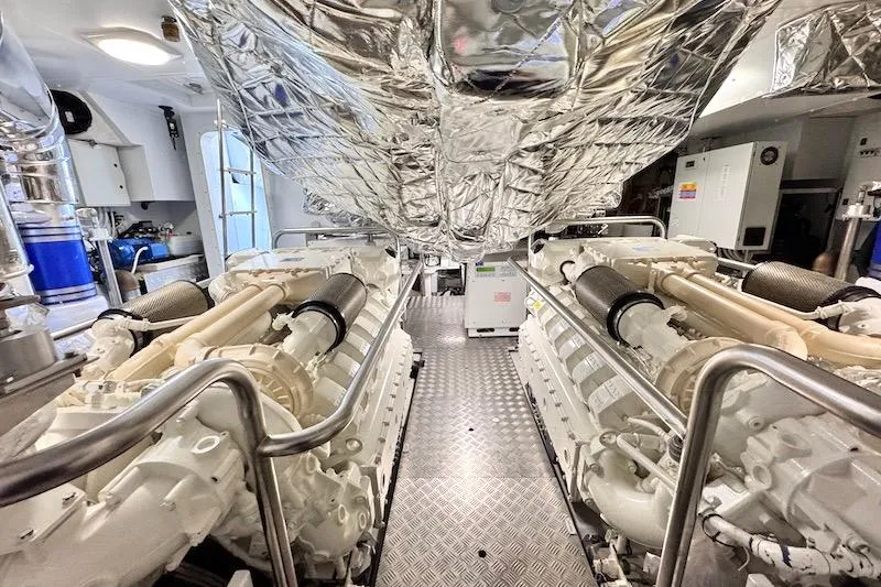 Slide: The Image of Engine room of 2026 Azimut Grande Magellano 25 Metri with Kohler generator. - 81