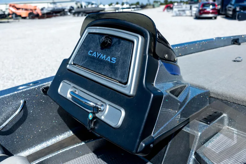 Slide: The Image of 2023 Caymas CX19 fishing boat, aerial view on gravel surface. - 66