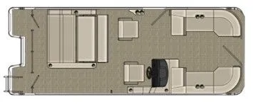 Slide: The Image of Bentley Pontoons 223 Legacy Swingback 2026 - 3