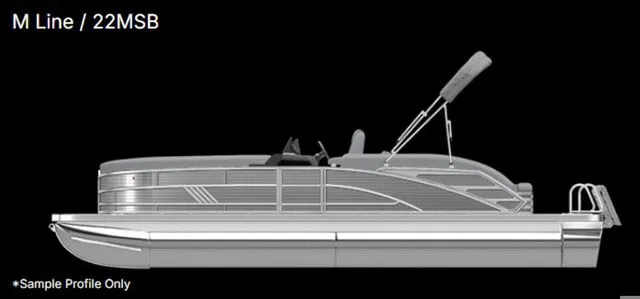 The Image of Bennington M Swingback 22 MSB Pontoon 2026 - 1