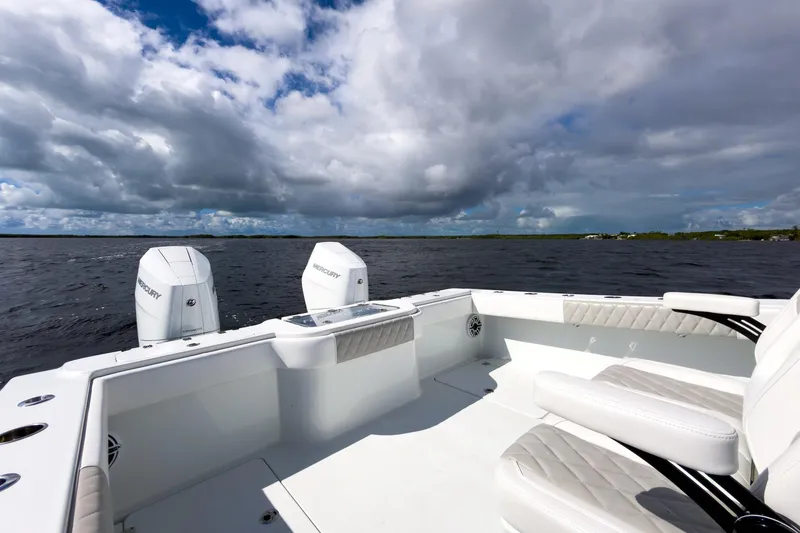 Slide: The Image of Freeman 34 Electric Bill - Exterior Cockpit - 15