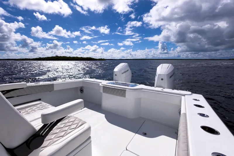 Slide: The Image of Freeman 34 Electric Bill - Exterior Cockpit - 2