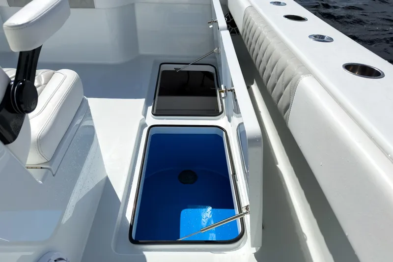 Slide: The Image of Freeman 34 Electric Bill - Port Cockpit - 21