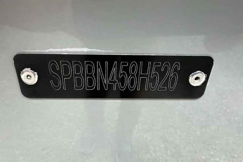 Slide: The Image of Hull identification number on 2026 Sea Pro 230 Bay boat. - 16