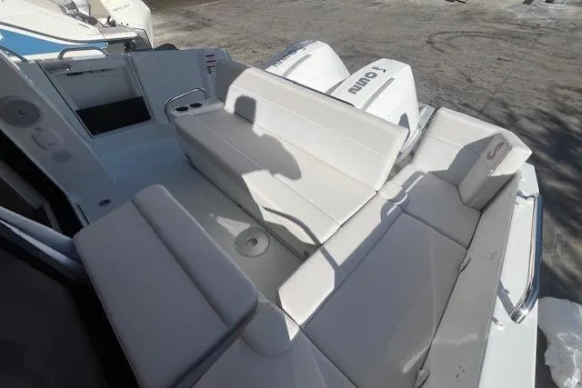 Slide: The Image of 2026 Beneteau Antares 9 V2 boat with spacious seating and modern design. - 19