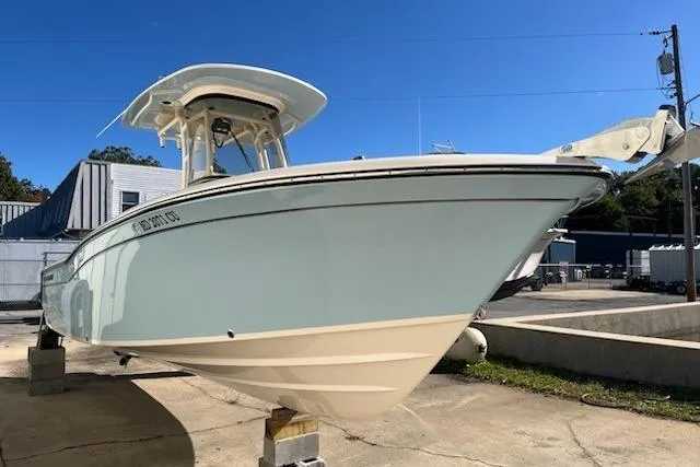 Slide: The Image of 2022 Grady-White Fisherman 236 boat on display, showcasing sleek design and modern features. - 1