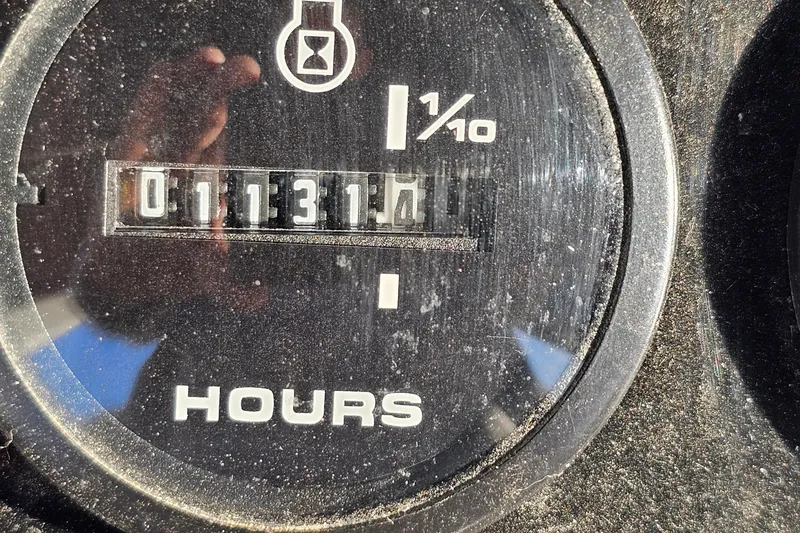 Slide: The Image of Hour meter showing 1131.1 hours on 1995 Carver 355 Aft Cabin Motor Yacht. - 31