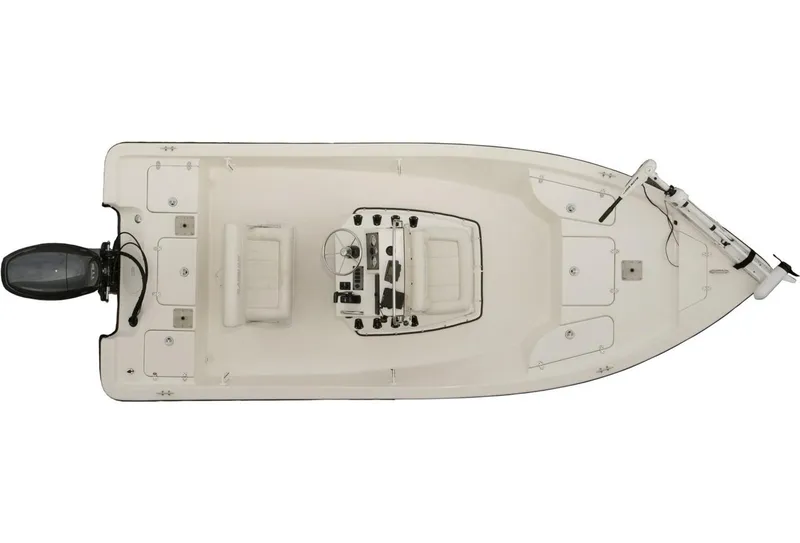 Slide: The Image of Manufacturer Provided Image: Top view of a 2016 Blazer Bay 1960 boat with outboard motor. - 11