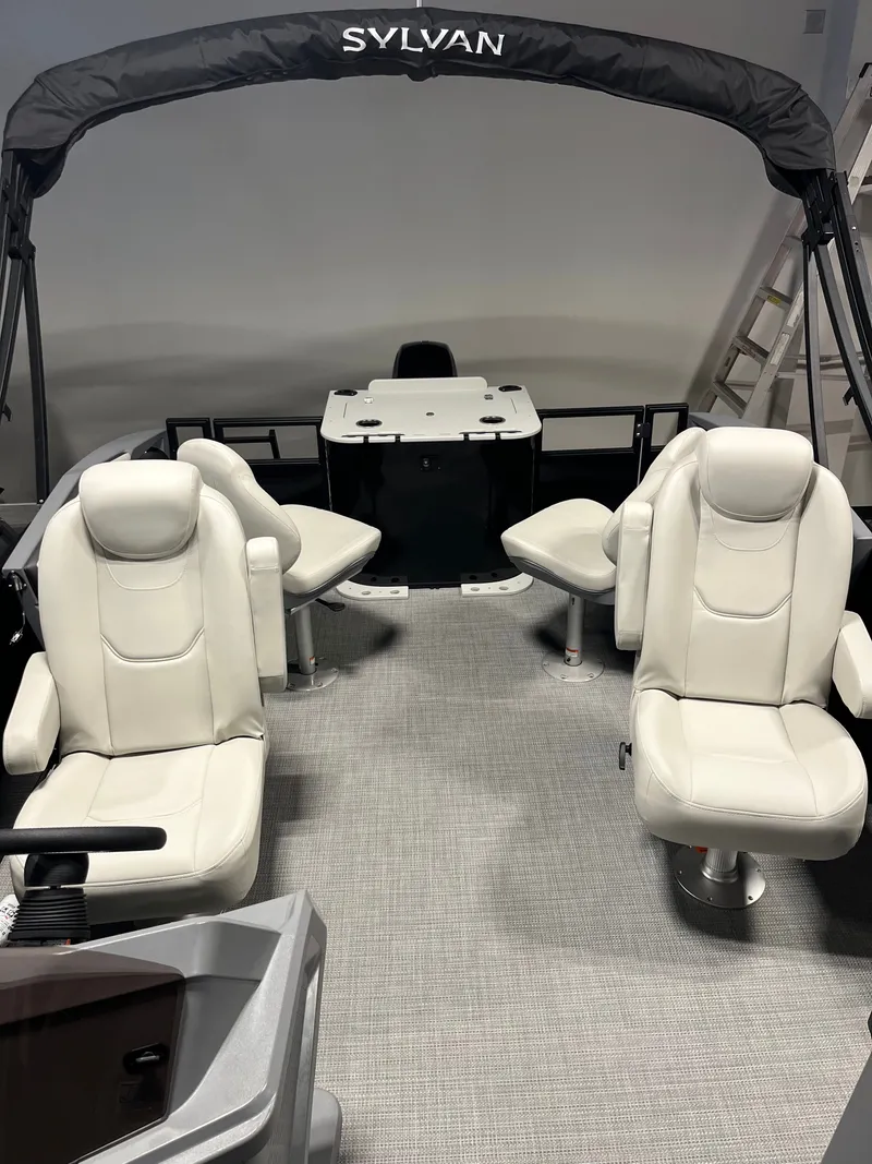 Slide: The Image of Interior of 2026 Sylvan R-20 PARTY FISH with luxurious seating. - 3