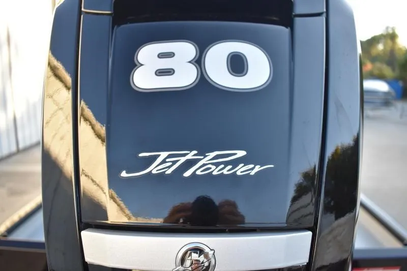 Slide: The Image of 2026 Lowe Roughneck RX1760 Pathfinder boat with a sturdy rear platform. - 5