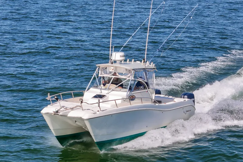 Slide: The Image of World Cat 266 SC 2000 cruising swiftly on water. - 21